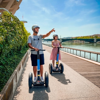 Lyon: Tur Segway di Sepanjang Sungai Rhône dan Saône
