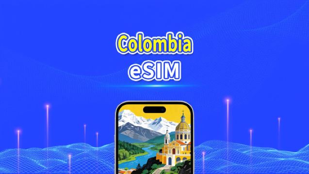 eSIM Colômbia | 5G/4G | Dados de alta velocidade | 24 horas | Dias opcionais | Código QR
