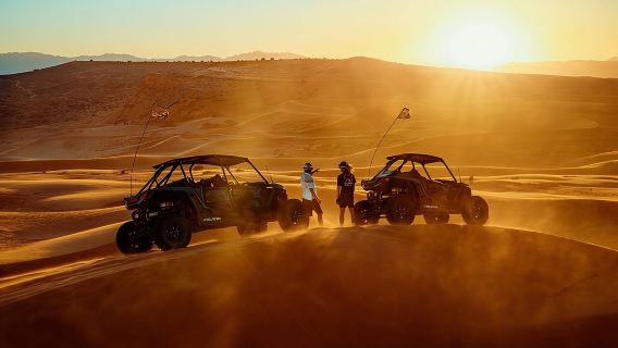 Greater Zion: Sunset UTV Tour at Sand Hollow