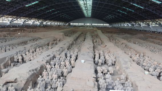 西安秦始皇兵馬俑博物館+人員導覽+耳機組合【可選場次丨贈無線耳機+專業人員導覽+未使用隨時退+不分對象】