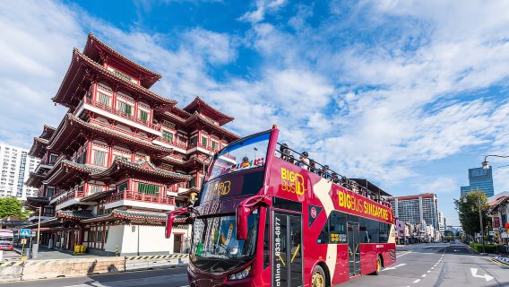 Big Bus Singapore biglietto bus hop-on hop-off 1 giorno/2 giorni