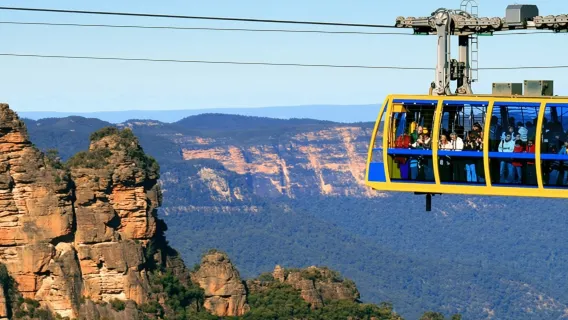 Tour di un giorno di lusso alle Blue Mountains + Zoo di Sydney [include funivia alle Blue Mountains + esperienza di alimentazione dei canguri]