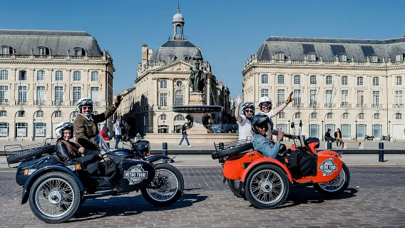 Tur Wisata Pribadi dengan Sidecar Berpemandu di Bordeaux