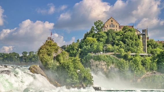 Half-day tour of Rhine Falls in Zurich, Switzerland|Includes observation deck admission ticket|Daily departure