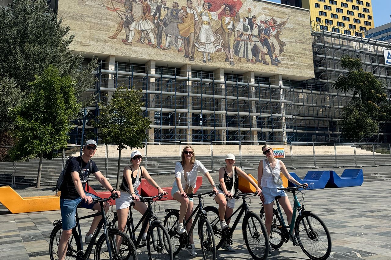 Tirana Bike Tour Discovering Tirana's Iconic Landmarks