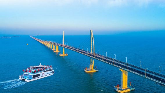 Частный однодневный тур по Чжухаю: мост Гонконг-Чжухай-Макао, новый дворец Юаньминъюань и круиз по Макао