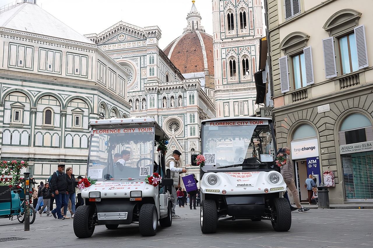 Tour privato in golf cart a Firenze