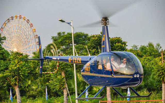 廣西北海銀灘潿洲島直升機觀光包機低空遊覽飛行體驗會議會展商業宣傳【上帝視角看北海+定制航線+包機觀光】