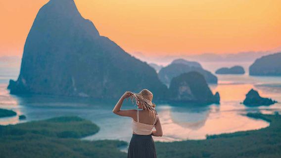 Tagesausflug zum Bambusfloßfahren im Nationalpark Phang Nga in Phuket mit ATV-Geländefahrt und Elefantenreiten