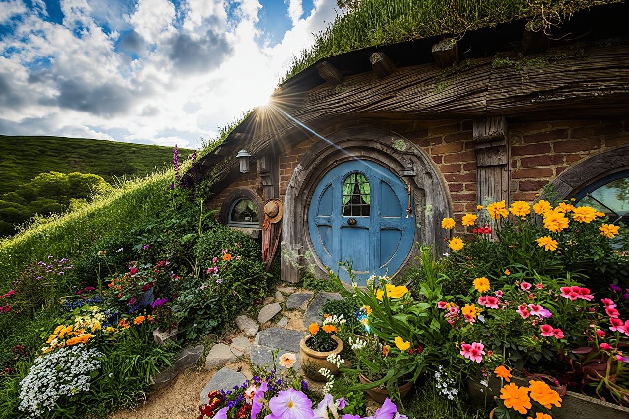 Auckland to Rotorua via Hobbiton movie set tour