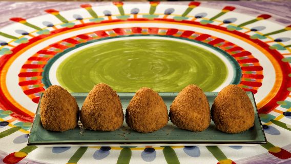 คลาสทำอาหารอารันชีโนในทาโอร์มินา