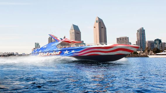San Diego: Patriot Jet Boat Thrill Ride