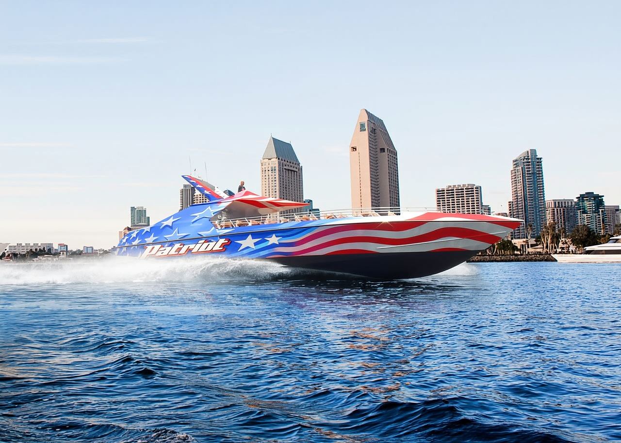 San Diego: Patriot Jet Boat Thrill Ride
