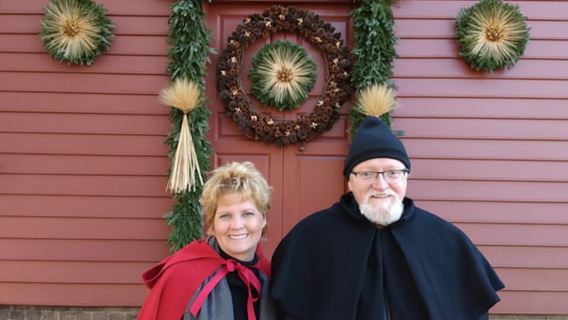 Williamsburg colonial : visite à pied de Noël