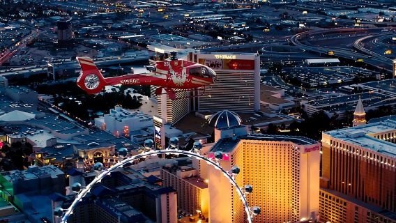 [High Altitude Special] Las Vegas Strip Highlights Helicopter Experience (with Hotel Pickup)