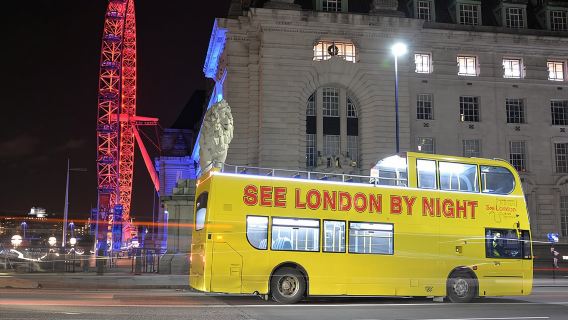 London by Night Sightseeing Tour - Open Top Bus