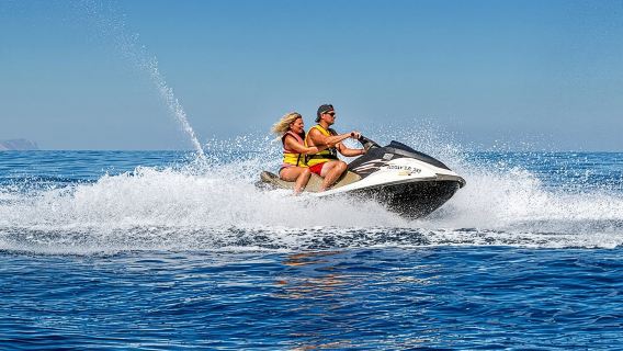 Private Jet Ski Activity on the Beach at Rethymno