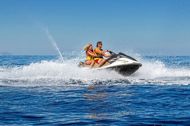 Private Jet Ski Activity on the Beach at Rethymno