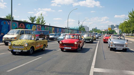 Berlin padat selama 75 minit safari Trabi