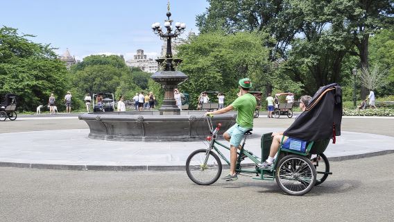 Nueva York: Recorrido privado en bicitaxi por Central Park