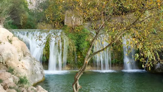 From Alicante: Guadalest, Altea & ticket in Algar Waterfalls