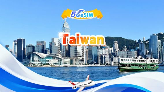 Taiwan 5G eSIM | Tagespaket/Gesamtpaket | 500 MB/Tag – insgesamt 30 GB | 1–30 Tage | 24-Stunden-System | QR-Code
