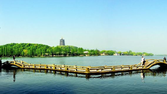 Van perniagaan|Pemandu pelancong berbahasa Inggeris|Bermula dari Hangzhou Tasik Barat + Pagoda Leifeng + Jalan Hefang 1 hari