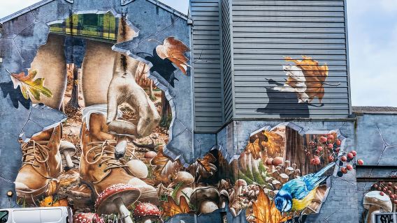 Glasgow: Tur Jalan Kaki Berpemandu Seni Jalanan