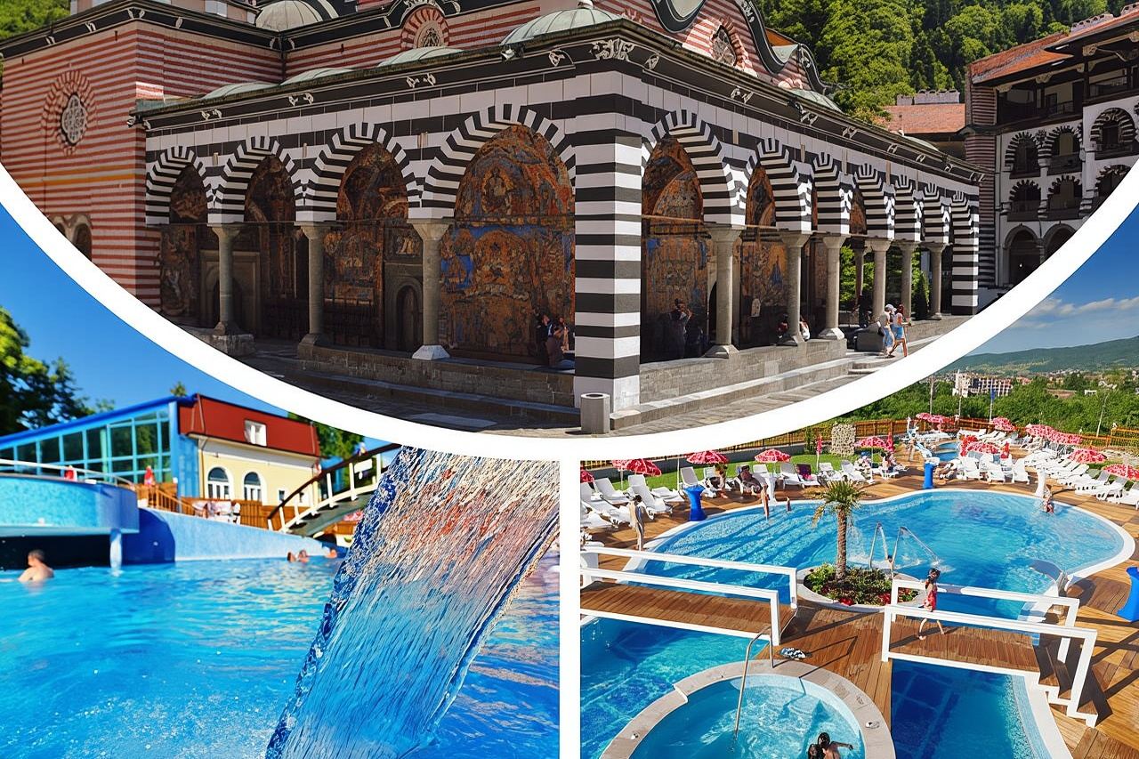 Tour di un giorno intero al monastero di Rila e alle terme da Sofia