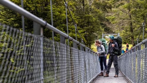 New Zealand Southland Routeburn Track + Routeburn Flats Hut one-day tour
