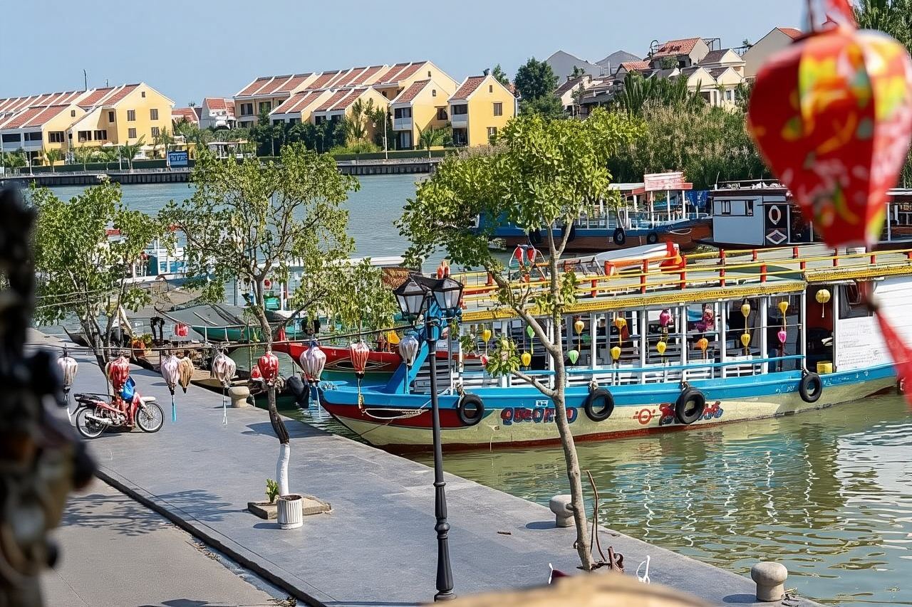 Croisière aux lanternes à Hoi An / Sortie privée en bateau au coucher du soleil / Événement spécial par Lotus
