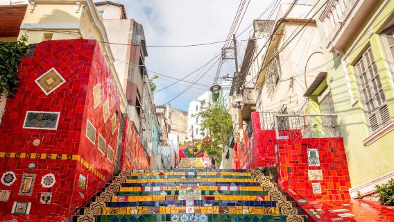 里約熱內盧出發+主教座堂+塞勒隆階梯+糖麵包山【包車一日遊】