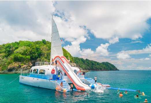 [Optional Yacht with Slide] Phuket Koh Khai Nok Family Fun Half-day Tour (Morning/Afternoon Options Available)