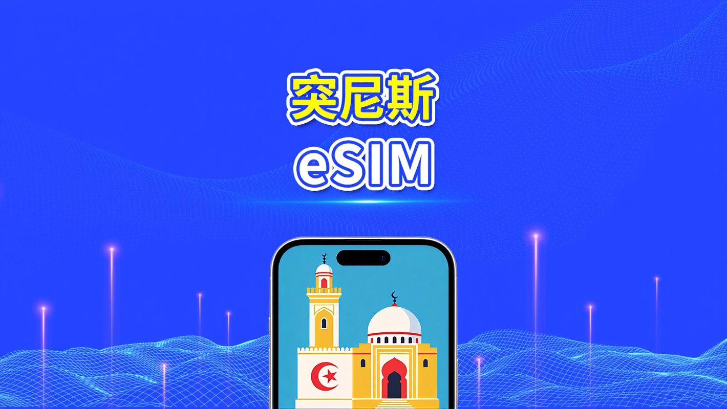 突尼斯 eSIM | 4G | 日/總流量套餐 | 1–30天 | 24小時計費 | QR碼