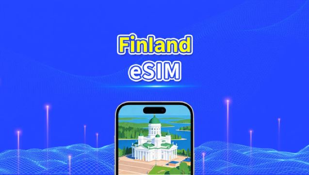 Finland eSIM | 5G/4G | Hög hastighet | 24 timmar | Välj antal dagar 1-30 dagar | QR-kod