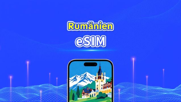 Rumänien eSIM | 5G/4G | Hög hastighet | 24 timmar | Välj antal dagar 1-30 dagar | QR-kod