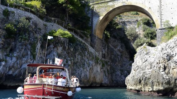 From Salerno: Day Trip to Amalfi Coast by Boat with Drinks