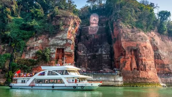 樂山大佛+黃龍溪一日遊2-8人團登山可選船遊獨立出行三環內接送