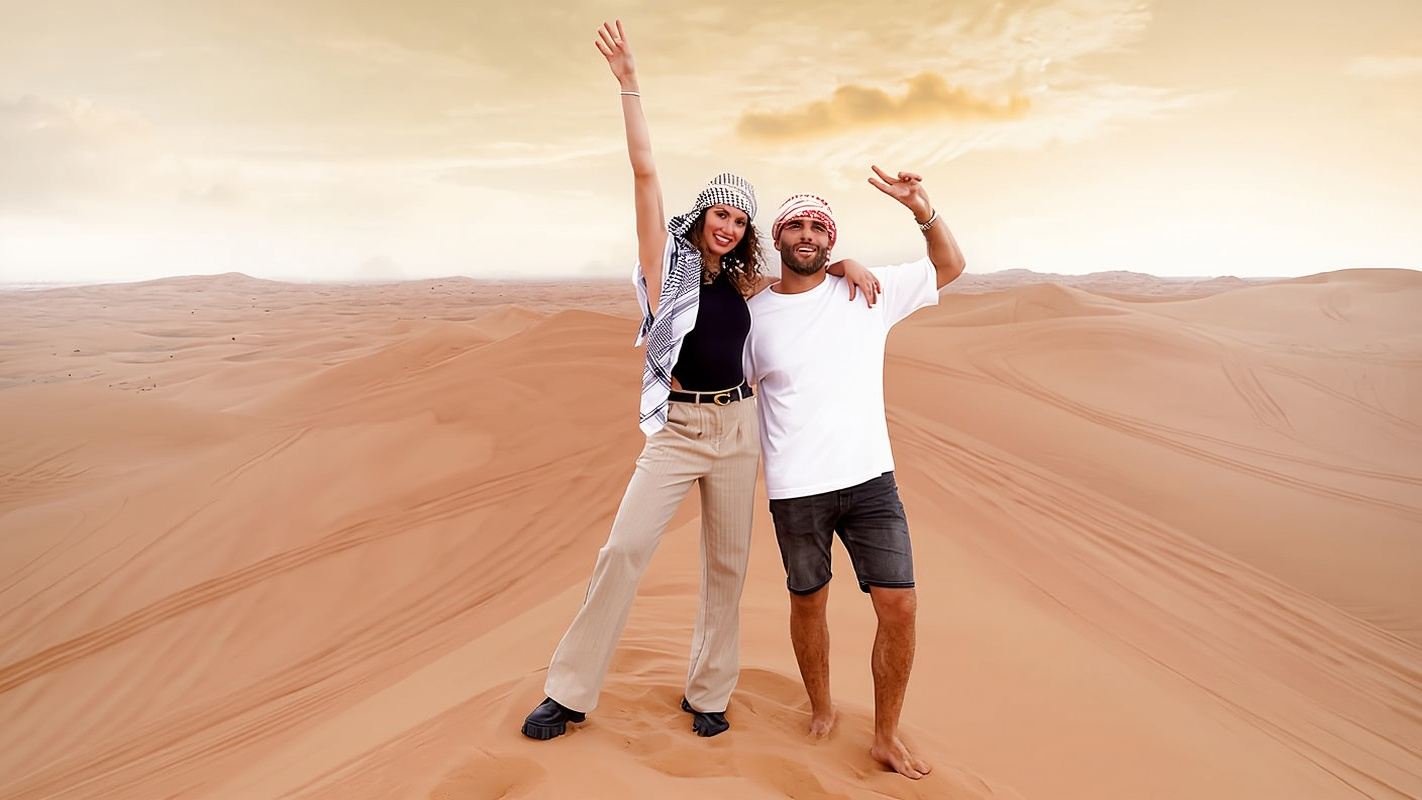 Self-Arrival Desert Safari with Falcon Photo