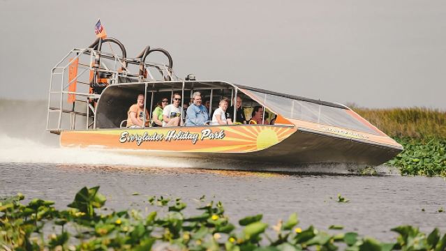 Everglades Airboat, Wildlife Show en retourbus van Miami