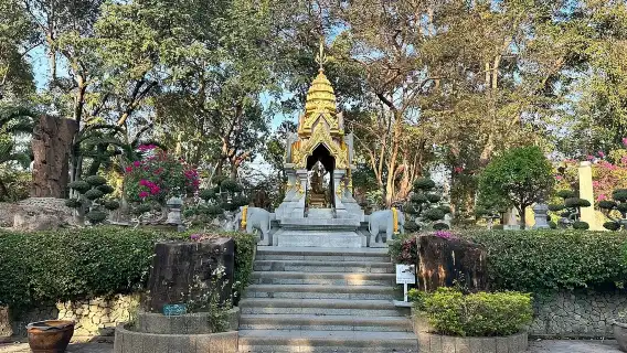 泰國芭達雅雲石公園鱷魚潭