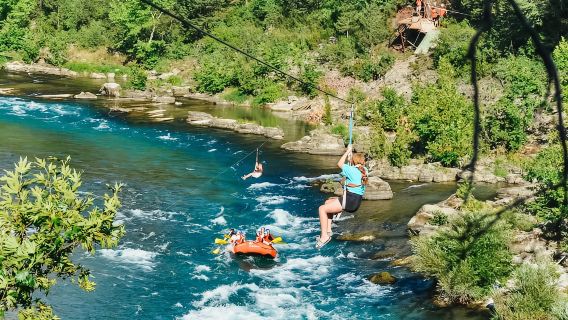 Antalya: Ziplining, Rafting, Jeep-Tour und Quad-Safari mit Mittagessen