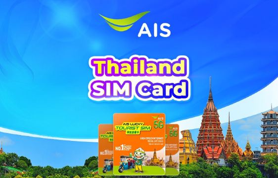 Thailand AIS 5G SIM Card | Unlimited Data | Local Phone Number | Pick Up at Thailand Airport