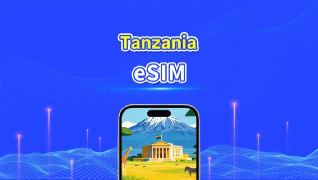Tanzania eSIM | 4G | Szybki internet | 24 godziny | Wybór dni 1-30 | Kod QR