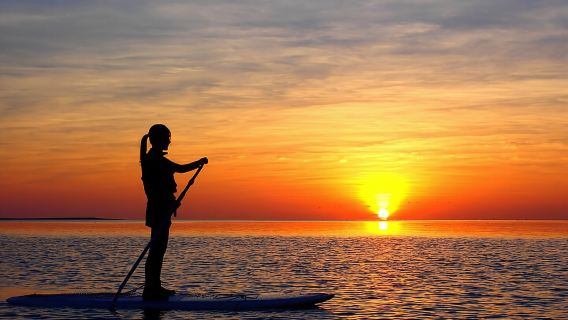 Okinawa Ishigaki Sunset SUP or Canoe Tour