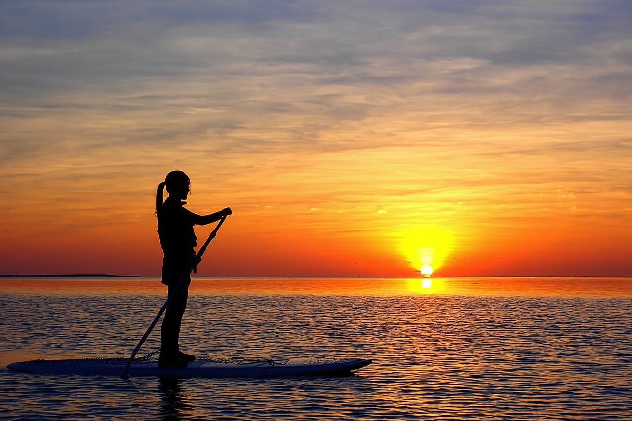 Okinawa Ishigaki Sunset SUP or Canoe Tour