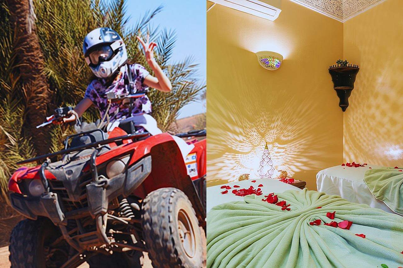 Palmeraie Quad Bike & Traditional Moroccan Spa