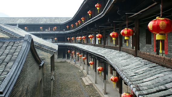 Meizhou Private Guided One-Day Tour Huacalyx Tower Baihou Famous Town Tai'an Tower