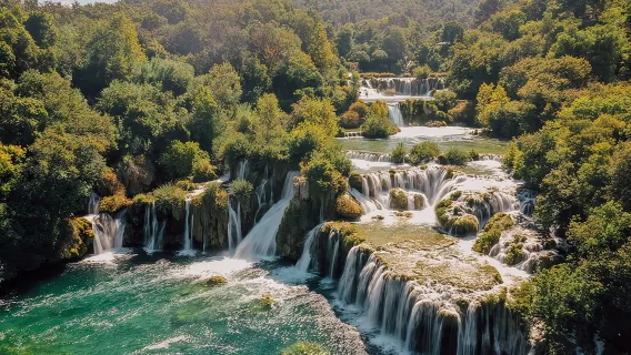 From Split: Krka Waterfalls Tour, Boat Cruise & Swimming