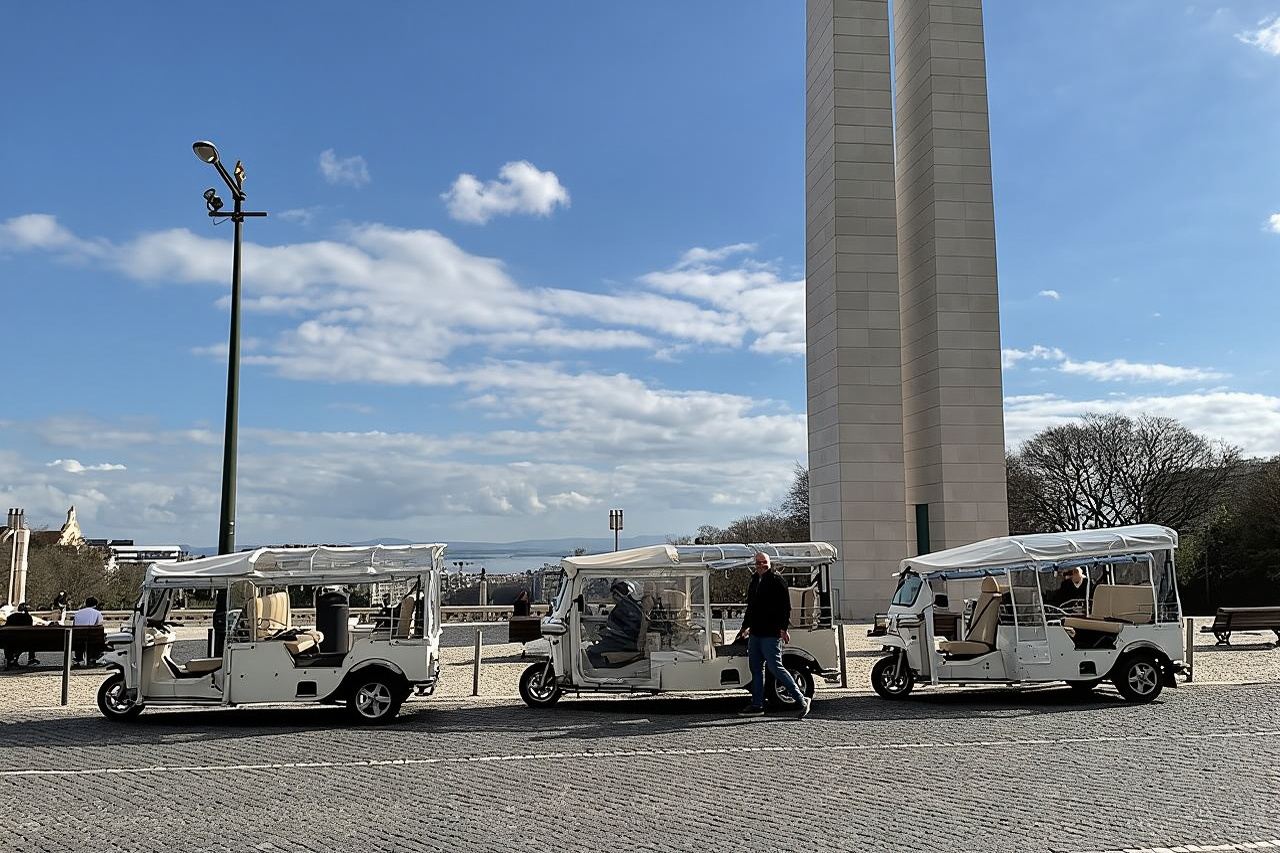 Tuk-Tuk-Tour Lissabon-Belem (4 Stunden) – Kostenloser Abholservice